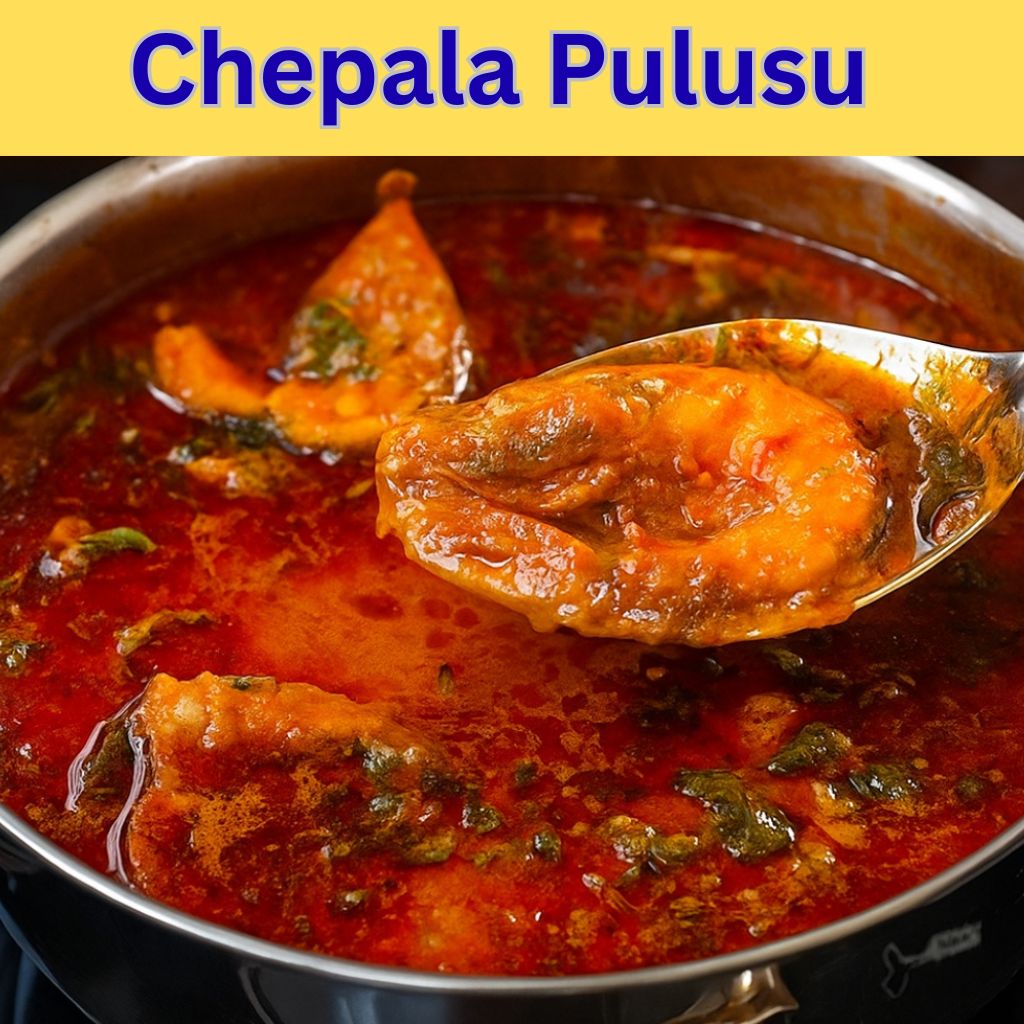 Andhra Style Chepala Pulusu Fish Curry
