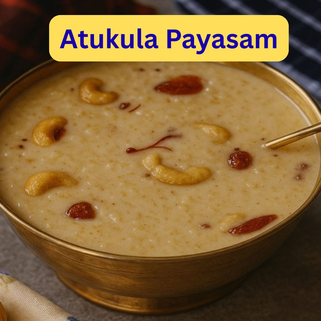 Atukula Payasam Sweet Poha Kheer Prasadam