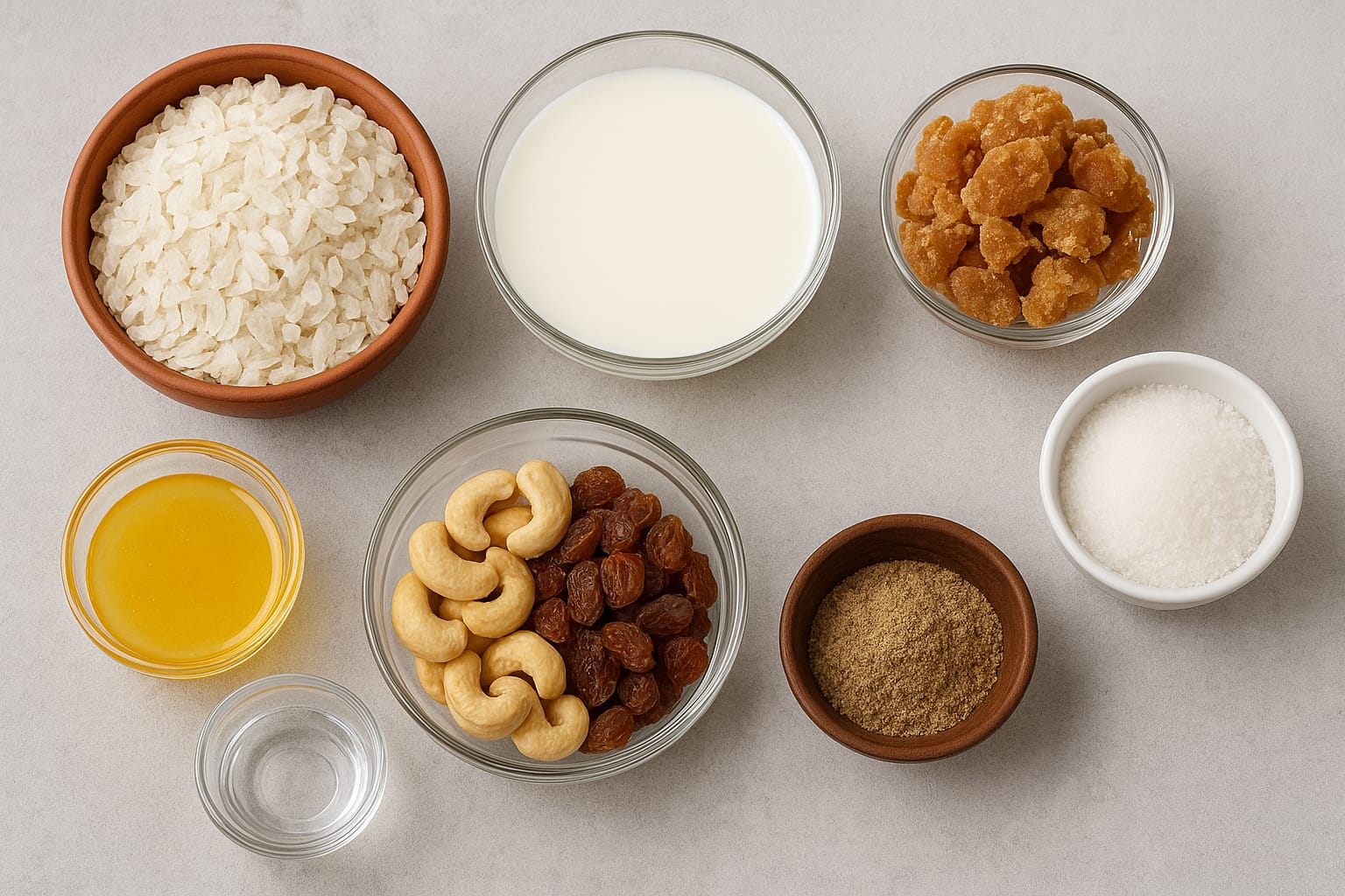 Cooking process of Atukula Payasam