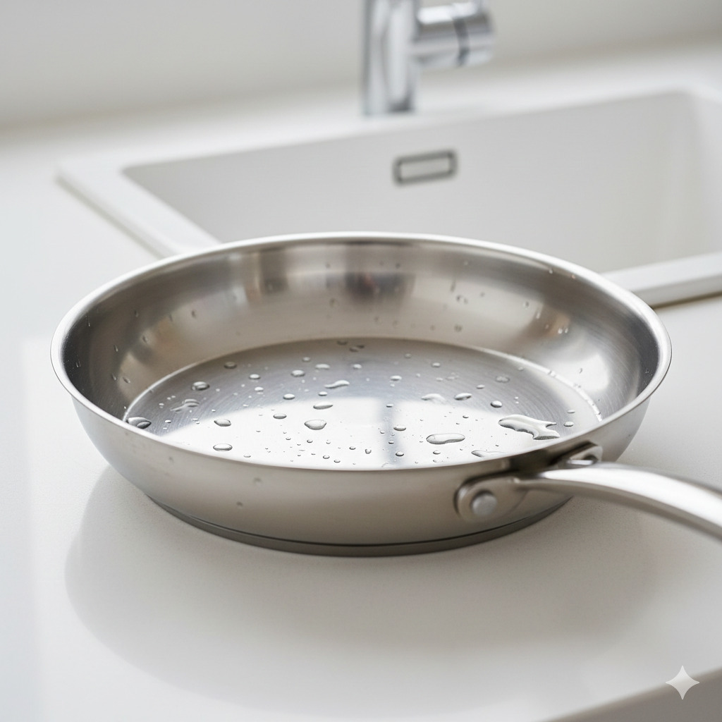 శుభ్రంగా మారిన పాత్ర