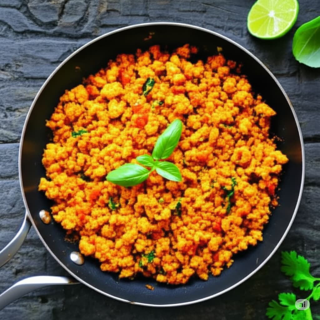 Egg Bhurji (Spicy Indian Scrambled Eggs) 
