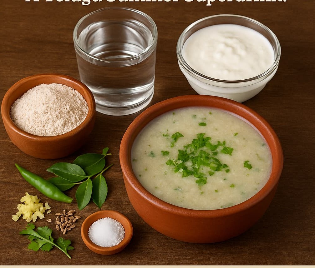 Cooling and Gut-Friendly Jonna Ambali Telugu Summer Drink