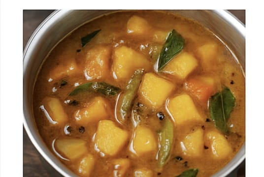 Traditional Andhra Kanda Pulusu made with Elephant Foot Yam