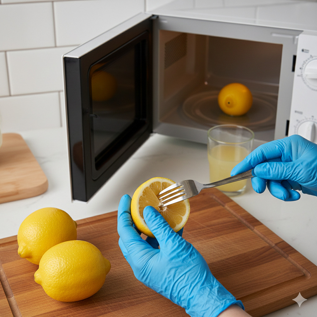 మైక్రోవేవ్‌లో నిమ్మకాయ వేడి చేయడం