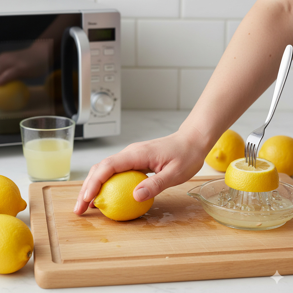 నిమ్మకాయను రోల్ చేయడం