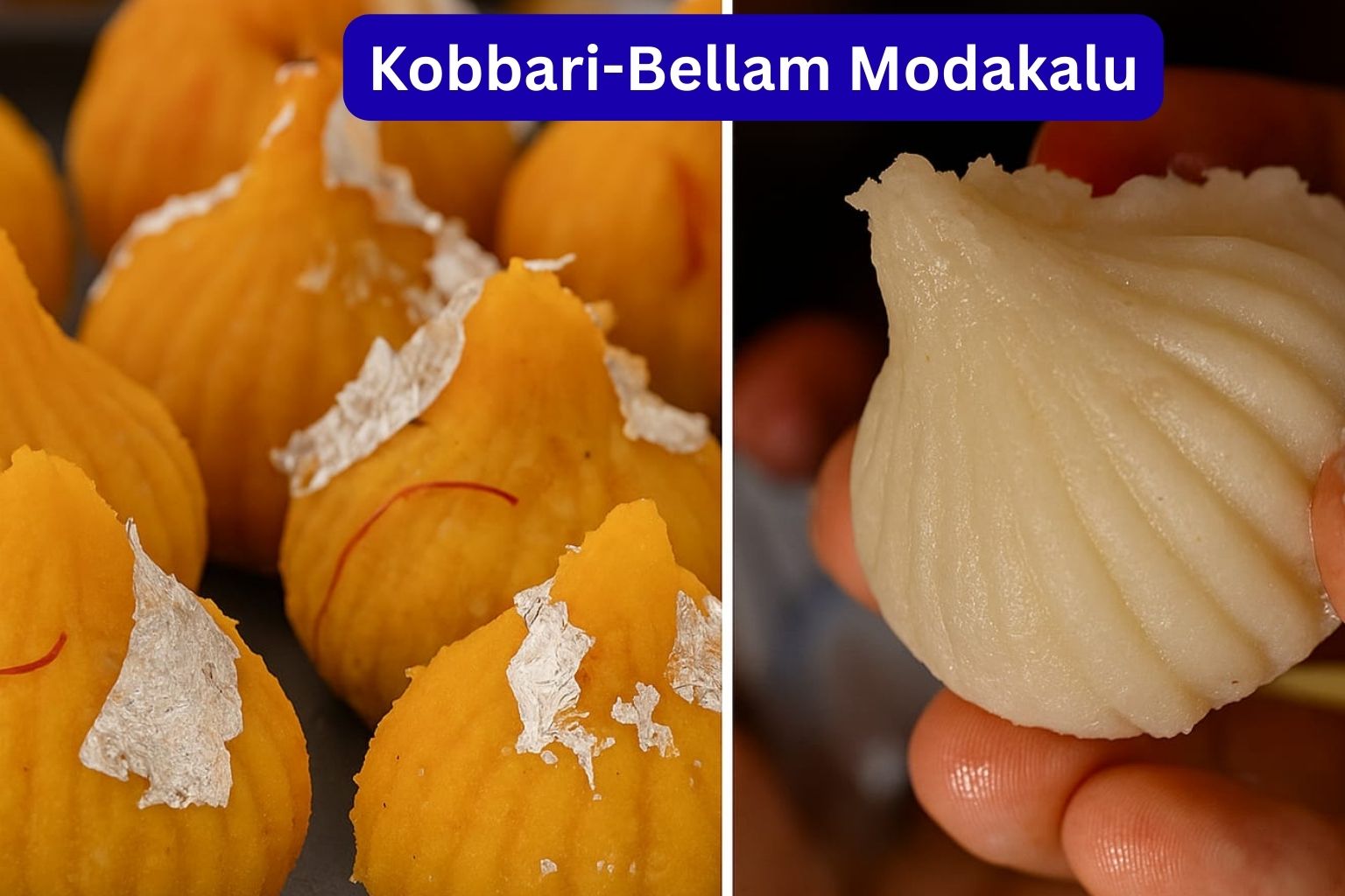 Coconut Jaggery Modak