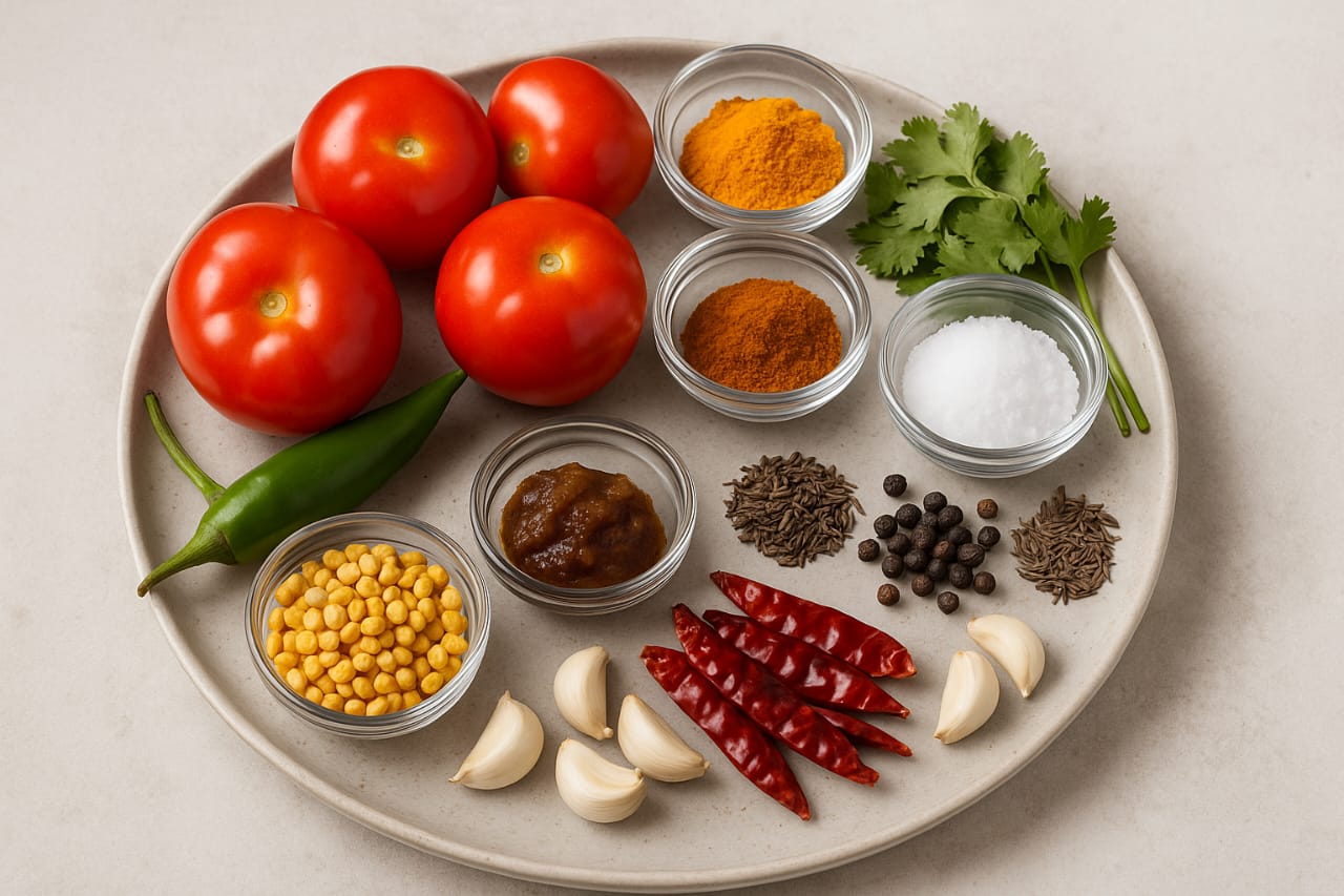 Homemade Tomato Rasam in bowl