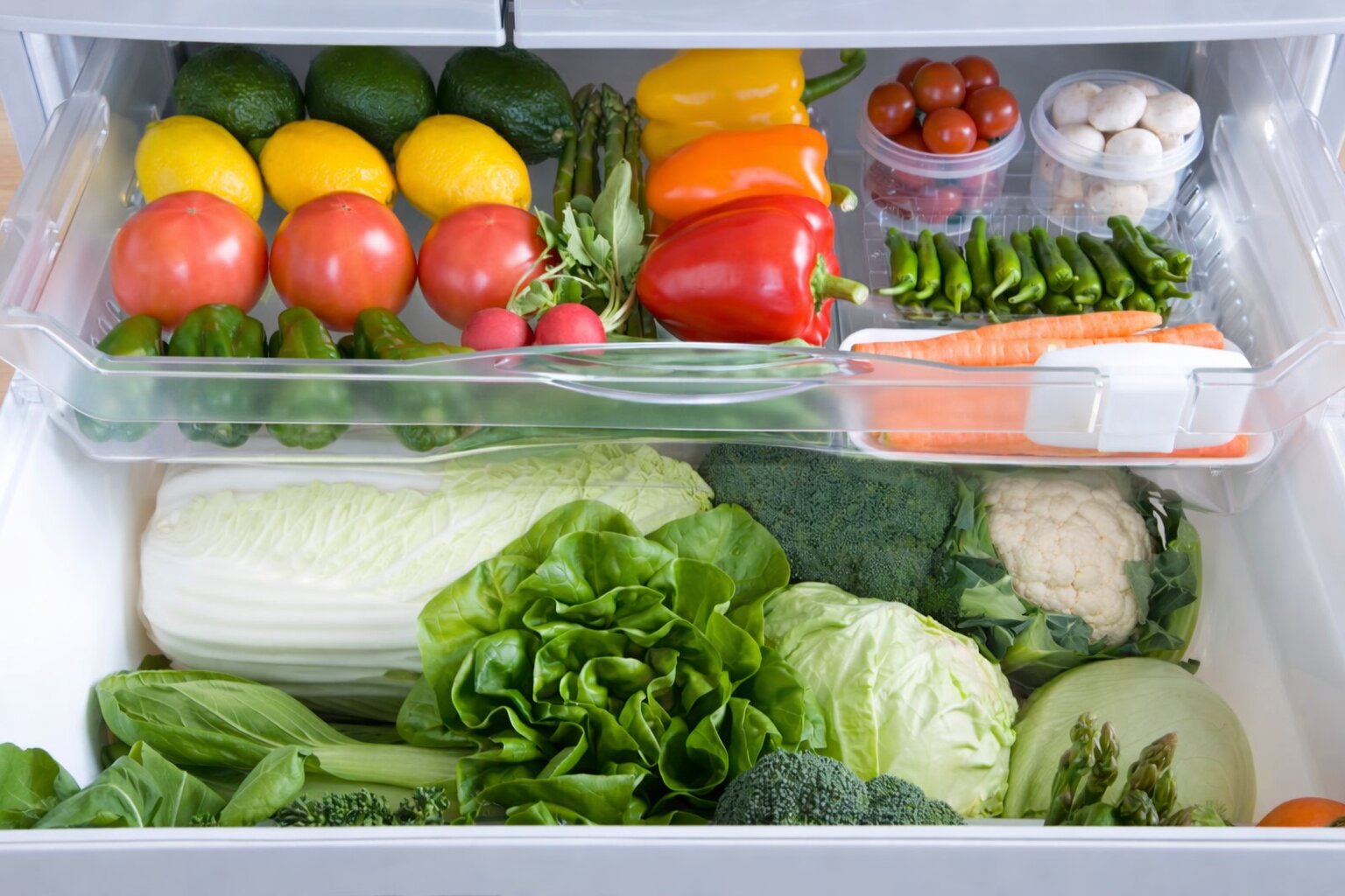 ఫ్రిజ్‌లో కూరగాయలు
